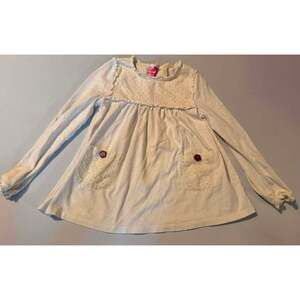 Matilda Jane Girls size 8 Long Sleeve Eyelit Tunic Shirt